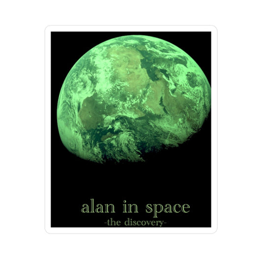 'The Discovery' Sticker - Alan In Space